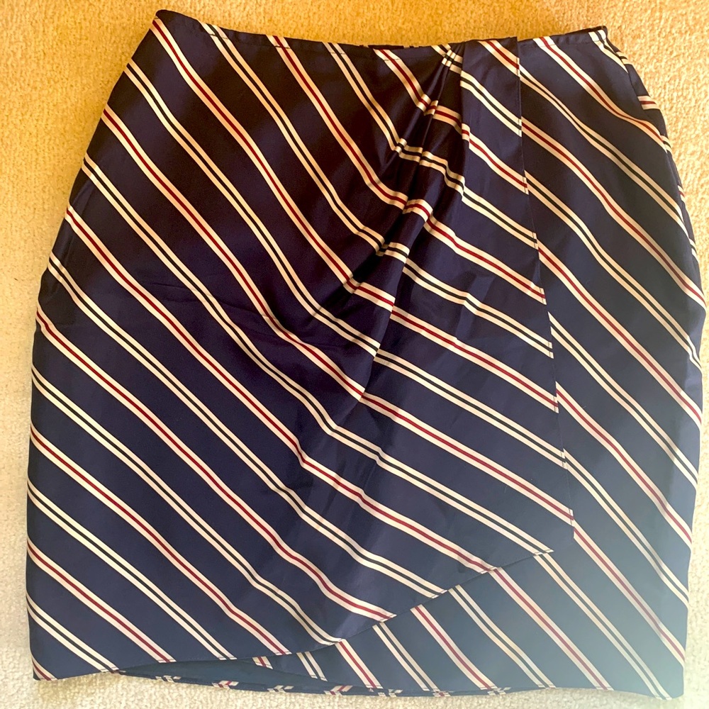 Emanuel Ungaro striped silk skirt Sz 6